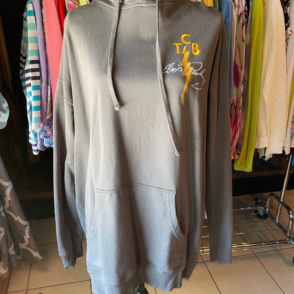 Elvis Presley Hoodie with Embroidered Design